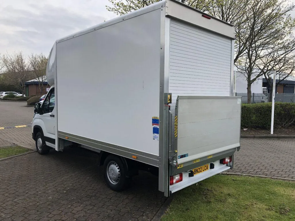 A Luton removal van ready for a smaller quoted load in Huddersfield